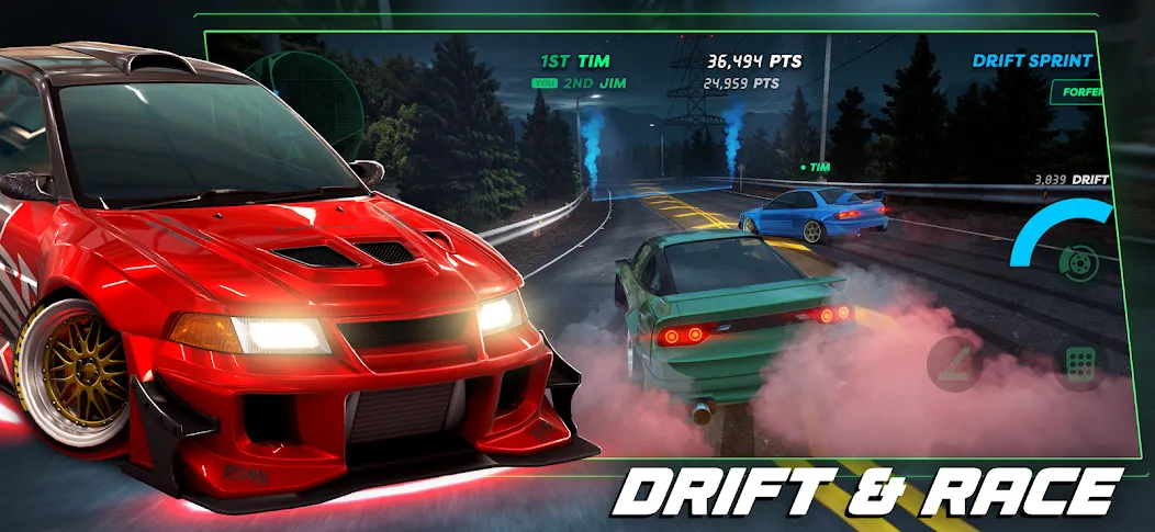 Static Shift Racing (Статик Шифт Рейсинг) [МОД: Бесконечные деньги, Монеты и Мега MOD] Screenshot 1