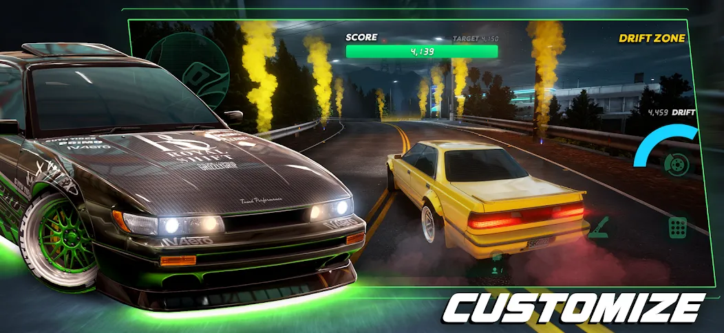 Static Shift Racing (Статик Шифт Рейсинг) [МОД: Бесконечные деньги, Монеты и Мега MOD] Screenshot 2