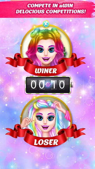 DIY Candy Makeup-Beauty Salon (ДИУАИ Мейкап) [МОД: Все открыто, Дополнительные деньги и Меню MOD] Screenshot 5