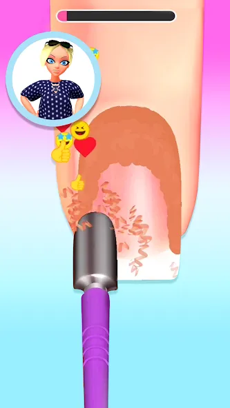 Nail Salon 3D [МОД: Много денег, Монет и Все открыто] Screenshot 2