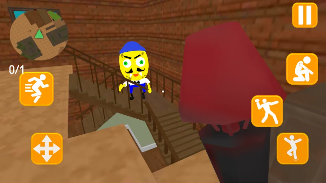 Neighbor Sponge. Scary Secret [МОД: Много денег, Монет и Все открыто] Screenshot 3