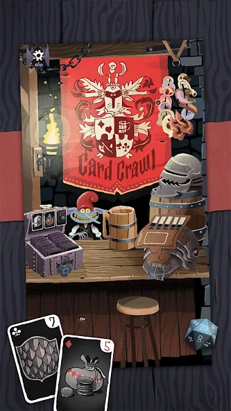 Card Crawl (Кард Кролл) [МОД: Много монет, Открытые уровни и Мега MOD] Screenshot 2