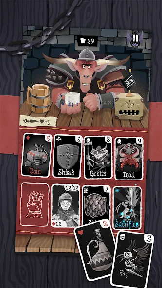 Card Crawl (Кард Кролл) [МОД: Много монет, Открытые уровни и Мега MOD] Screenshot 3