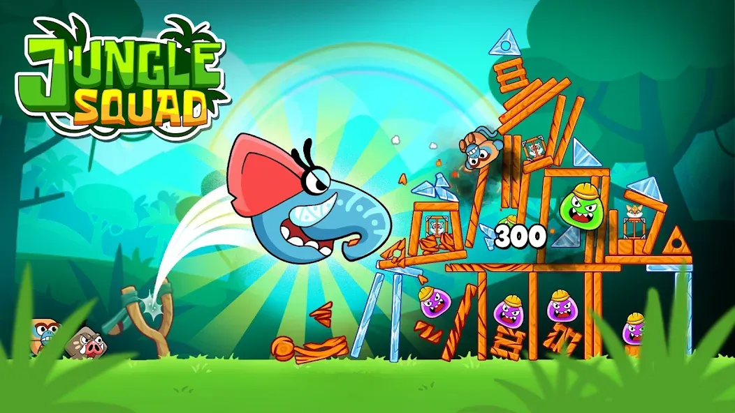 Jungle Squad: Rescue Animals (Джангл Сквад) [МОД: Бесконечные деньги, Монеты и Мега MOD] Screenshot 1