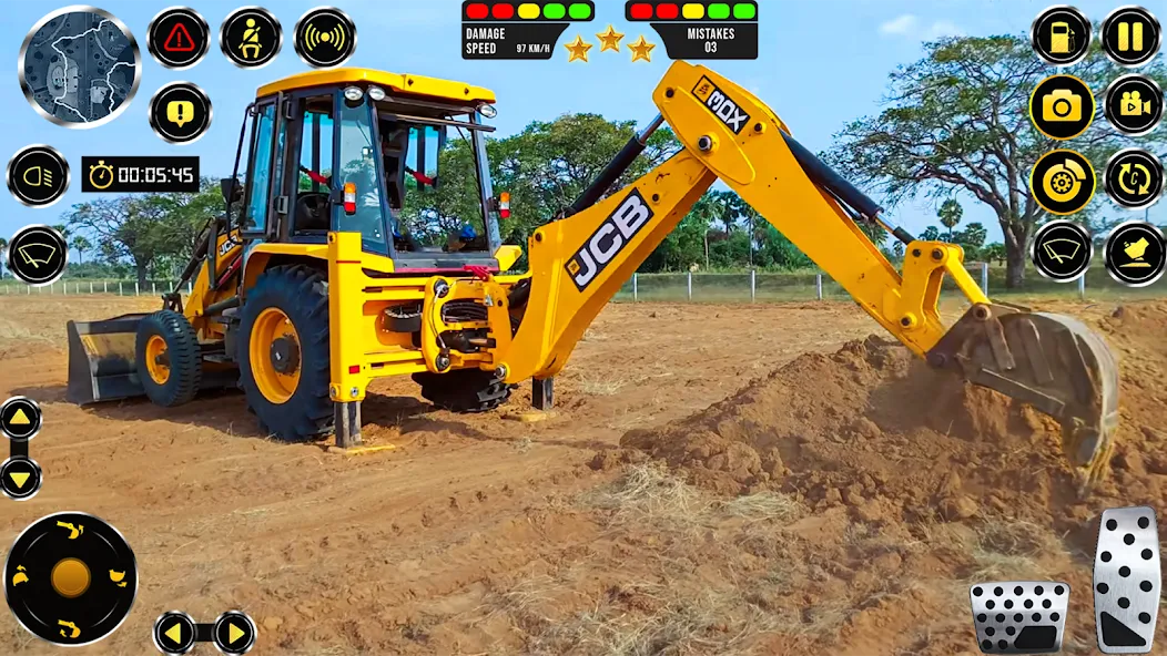 JCB Excavator Construction 3D [МОД: Меню, Бесконечные монеты и Открытые уровни] Screenshot 2