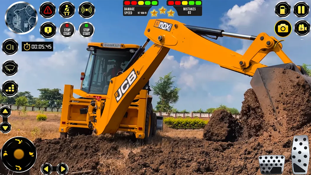 JCB Excavator Construction 3D [МОД: Меню, Бесконечные монеты и Открытые уровни] Screenshot 4
