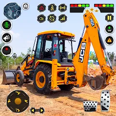 Скачать JCB Excavator Construction 3D [МОД: Меню, Бесконечные монеты и Открытые уровни] | Взлом JCB Excavator Construction 3D на Андроид
