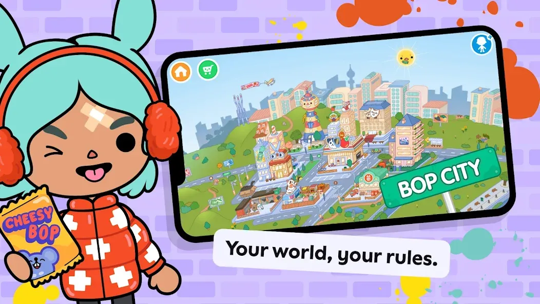 Toca Boca World (Тока Лайф Ворлд) [МОД: Меню, Бесконечные монеты и Открытые уровни] Screenshot 1