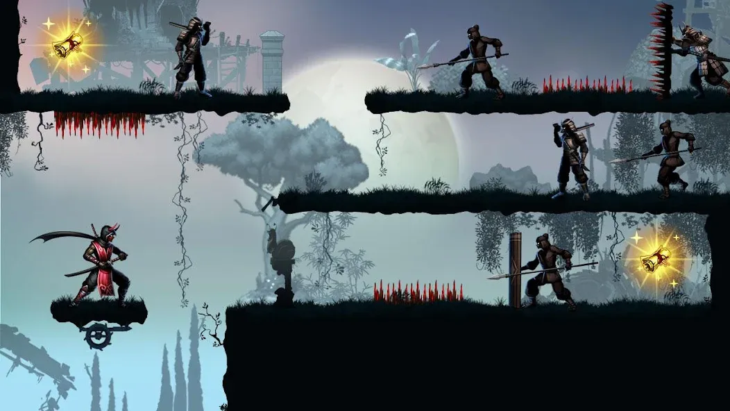 Ninja warrior: legend of adven [МОД: Много монет, Открытые уровни и Мега MOD] Screenshot 3