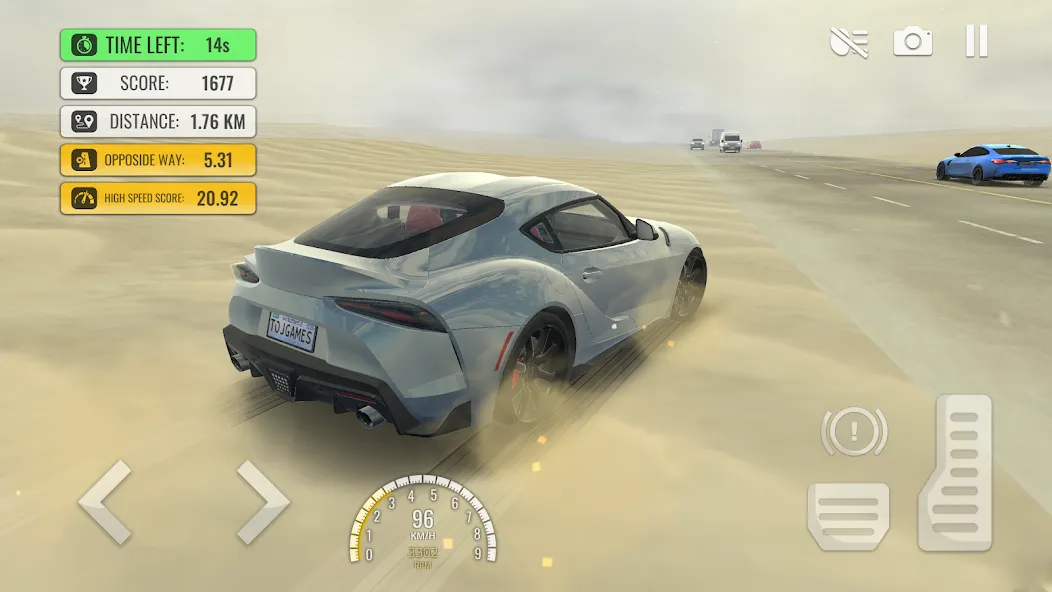 Traffic Racer Pro : Car Games (Трафик Рейсер Про) [МОД: Меню, Бесконечные монеты и Открытые уровни] Screenshot 4