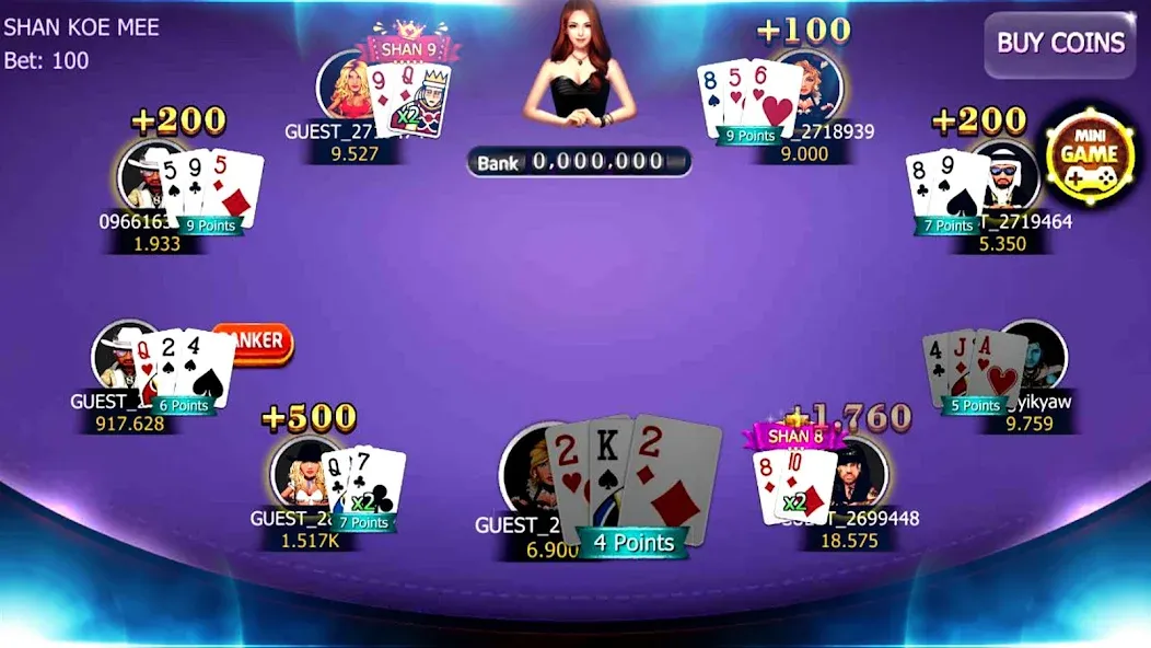 Win88 - Shan Koe Mee (Тонгитс Рич88) [МОД: Деньги, Монеты и Меню MOD] Screenshot 1
