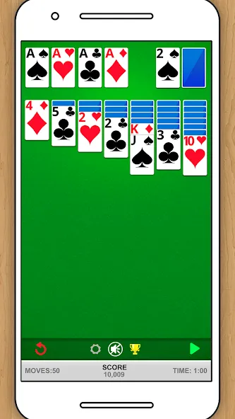 SOLITAIRE CLASSIC CARD GAME [МОД: Бесконечные деньги, Монеты и Мега MOD] Screenshot 1