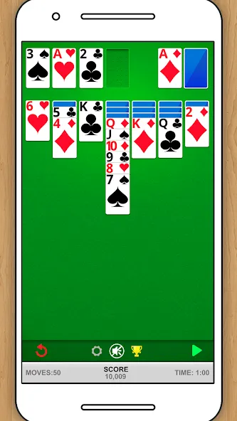 SOLITAIRE CLASSIC CARD GAME [МОД: Бесконечные деньги, Монеты и Мега MOD] Screenshot 4