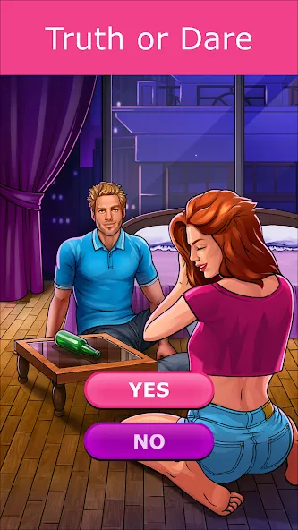 Kiss Kiss: Spin the Bottle [МОД: Много монет, Открытые уровни и Мега MOD] Screenshot 2