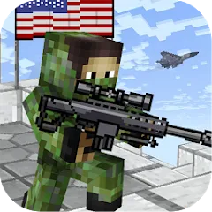 Скачать American Block Sniper Survival (Американский блок снайпер выживание) [МОД: Все открыто, Дополнительные деньги и Меню MOD] | Взлом American Block Sniper Survival на Андроид