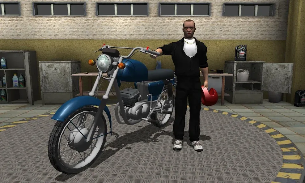 Russian Moto Traffic Rider 3D [МОД: Много монет, Открытые уровни и Мега MOD] Screenshot 2