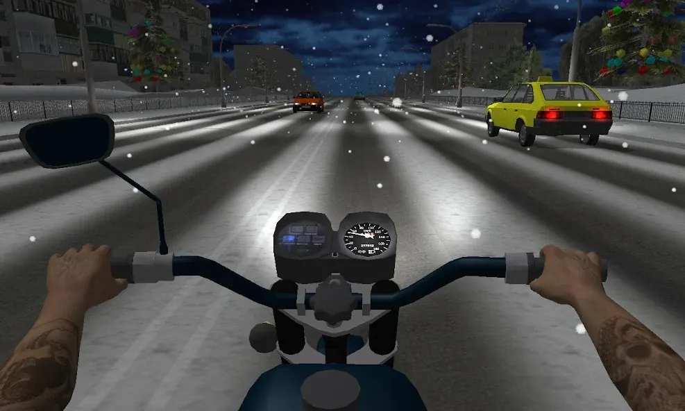 Russian Moto Traffic Rider 3D [МОД: Много монет, Открытые уровни и Мега MOD] Screenshot 5