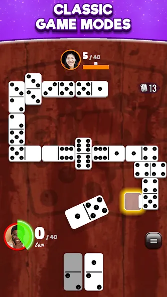 Domino Club: 1v1 Online Game (Домино Клуб) [МОД: Меню, Бесконечные монеты и Открытые уровни] Screenshot 3