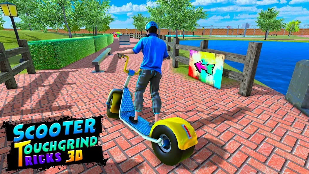 BMX Air Skate Scooter Tricks [МОД: Бесконечные деньги, Монеты и Мега MOD] Screenshot 5