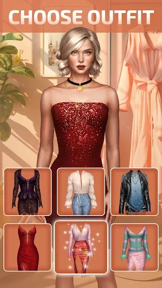Novelize: Stories With Choices [МОД: Меню, Бесконечные монеты и Открытые уровни] Screenshot 2