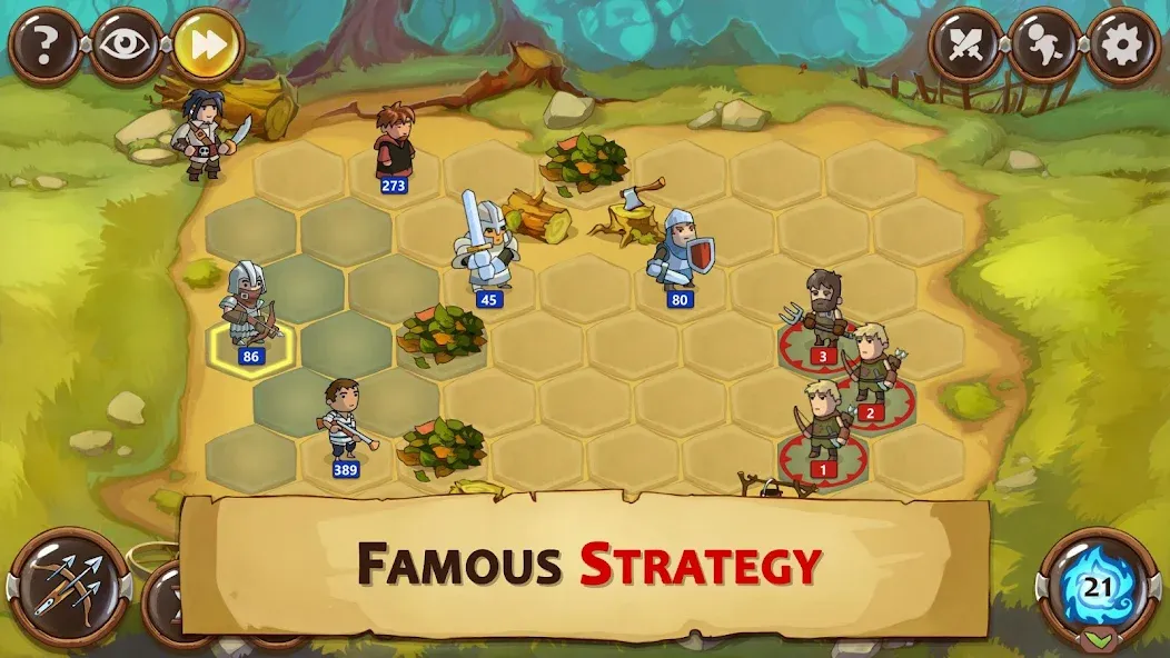 Braveland Heroes (Брейвленд Герои) [МОД: Деньги, Монеты и Меню MOD] Screenshot 1