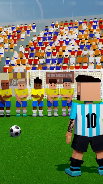 Mini Soccer Star: Football Cup (Мини Соккер Стар) [МОД: Все открыто, Дополнительные деньги и Меню MOD] Screenshot 1