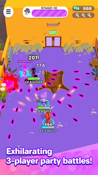 Smash Party - Hero Action Game (Смэш Пати) [МОД: Много монет, Открытые уровни и Мега MOD] Screenshot 2