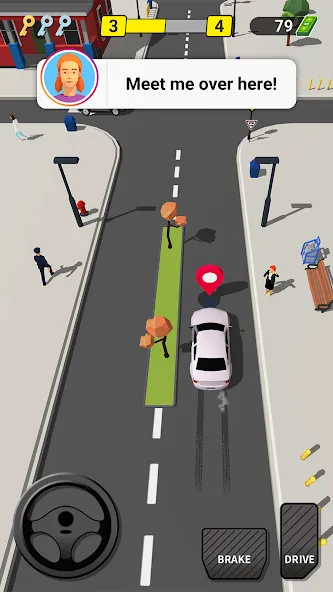 Pick Me Up 3D: Taxi Game (Пик Ми Ап 3Д) [МОД: Много монет, Открытые уровни и Мега MOD] Screenshot 2