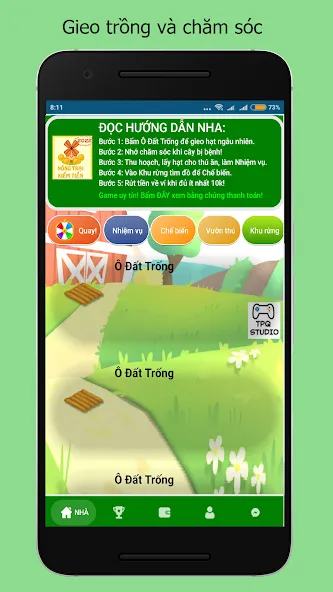 Nông Trại Kiếm Tiền Uy TínNhất [МОД: Бесконечные деньги, Монеты и Мега MOD] Screenshot 2