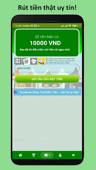 Nông Trại Kiếm Tiền Uy TínNhất [МОД: Бесконечные деньги, Монеты и Мега MOD] Screenshot 4