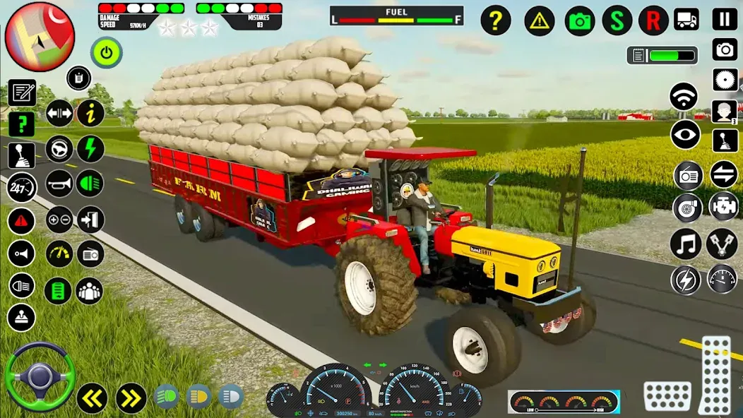 Tractor Farming Games 2023 [МОД: Меню, Бесконечные монеты и Открытые уровни] Screenshot 1