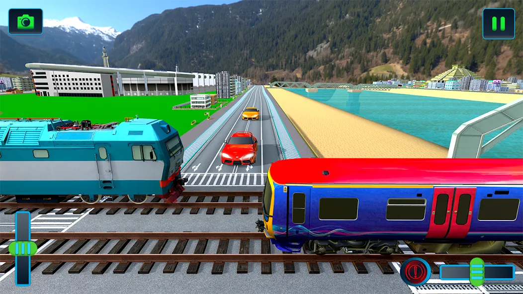 Train Games: Driving Simulator [МОД: Много монет, Открытые уровни и Мега MOD] Screenshot 2