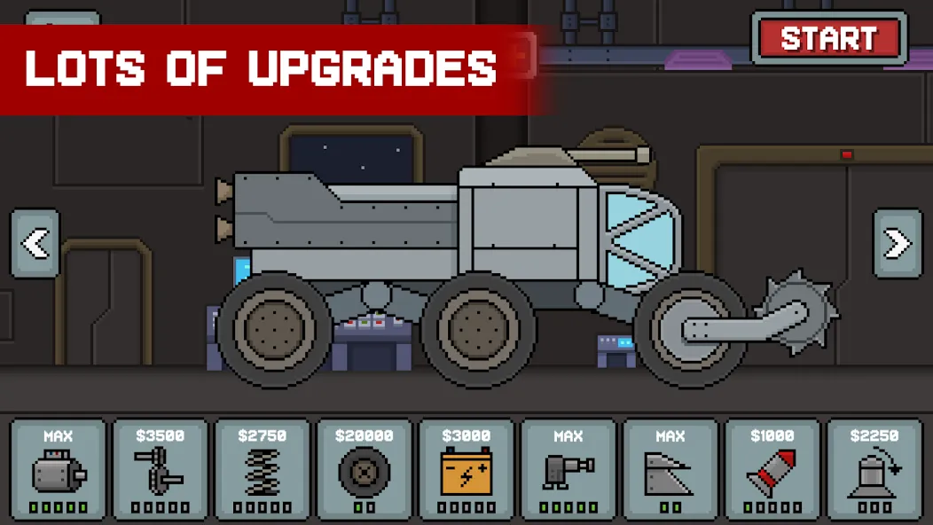 Death Rover: Space Zombie Race (Дэт Ровер) [МОД: Деньги, Монеты и Меню MOD] Screenshot 1