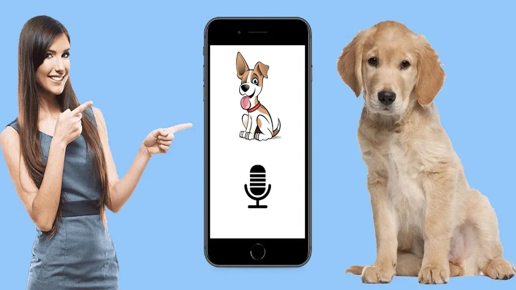 Dog Translator: Bark to Human [МОД: Деньги, Монеты и Меню MOD] Screenshot 1