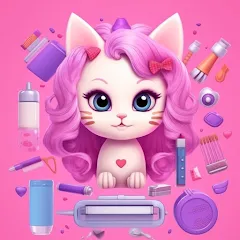 Скачать Idle Cat Makeover: Hair Salon [МОД: Много денег, Монет и Все открыто] | Взлом Idle Cat Makeover: Hair Salon на Андроид