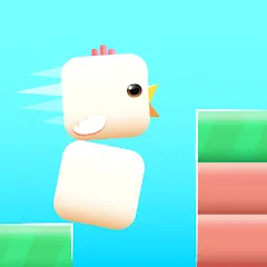 Скачать Square Bird - Flappy Chicken (Сквер Брд) [МОД: Все открыто, Дополнительные деньги и Меню MOD] | Взлом Square Bird - Flappy Chicken на Андроид