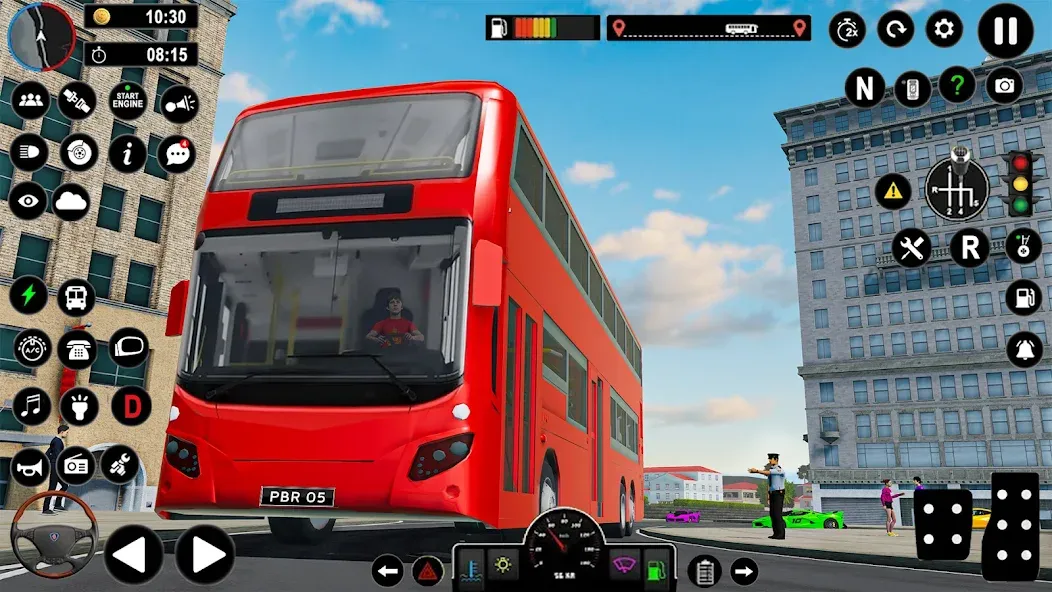 Coach Bus Games: Bus Simulator (Коуч Бас Геймс) [МОД: Меню, Бесконечные монеты и Открытые уровни] Screenshot 2