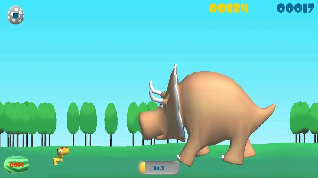 Dinosaur Run (Динозавр Ран) [МОД: Деньги, Монеты и Меню MOD] Screenshot 3