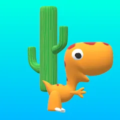 Скачать Dinosaur Run (Динозавр Ран) [МОД: Деньги, Монеты и Меню MOD] | Взлом Dinosaur Run на Андроид