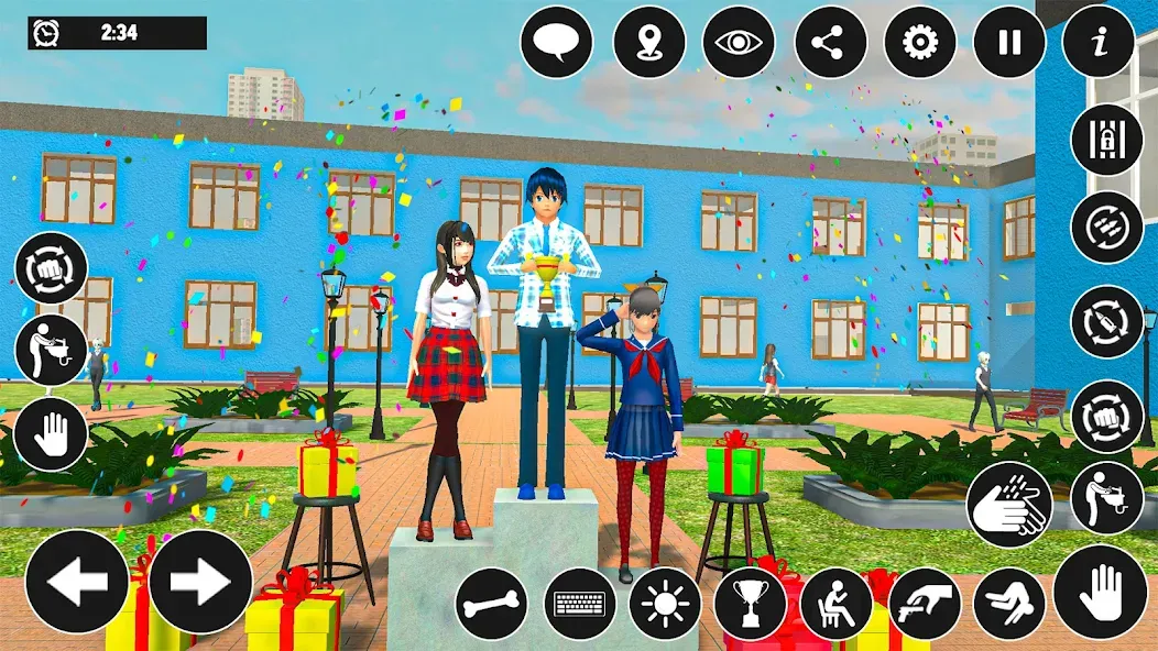 High School Boy Virtual Life [МОД: Бесконечные деньги, Монеты и Мега MOD] Screenshot 1