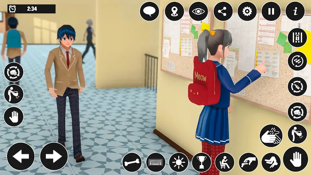 High School Boy Virtual Life [МОД: Бесконечные деньги, Монеты и Мега MOD] Screenshot 3
