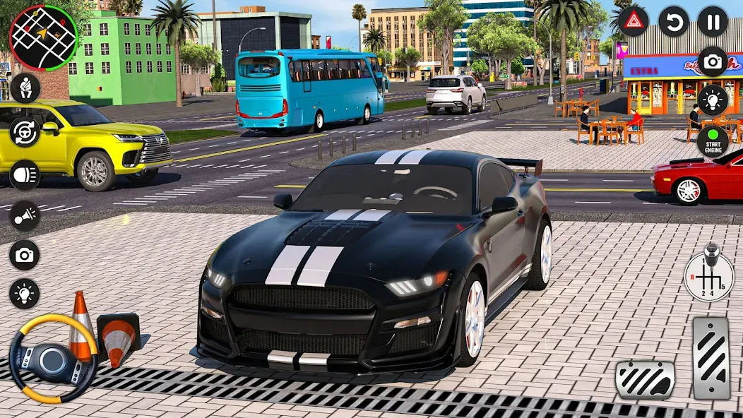 City Car Simulator & Car City [МОД: Деньги, Монеты и Меню MOD] Screenshot 1