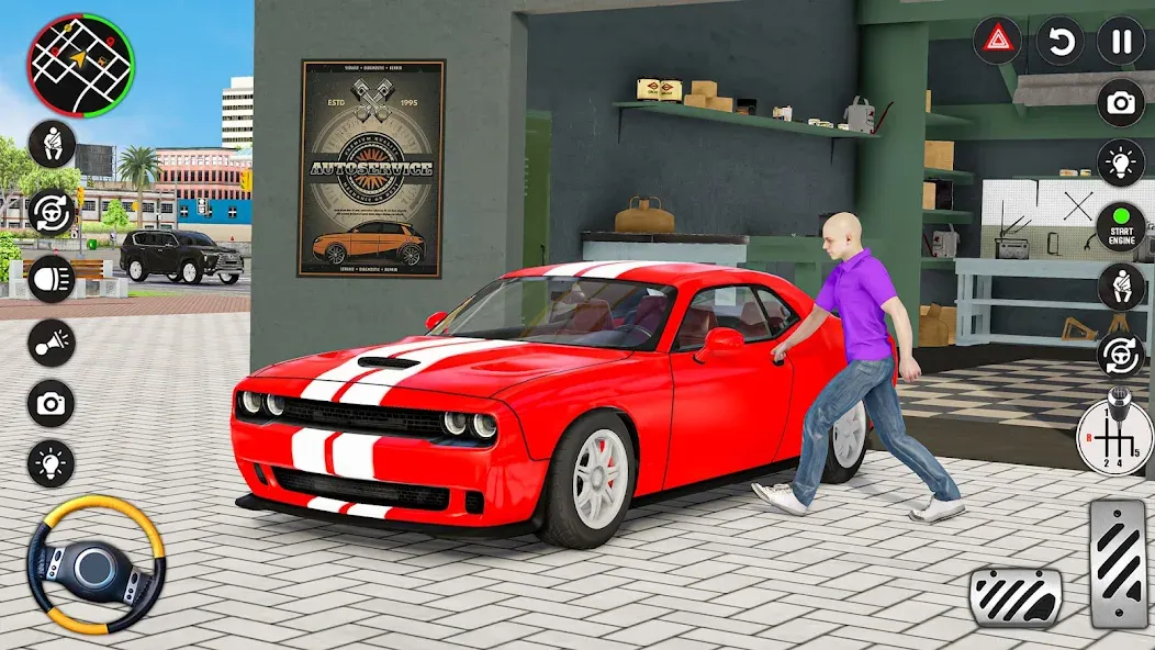 City Car Simulator & Car City [МОД: Деньги, Монеты и Меню MOD] Screenshot 2