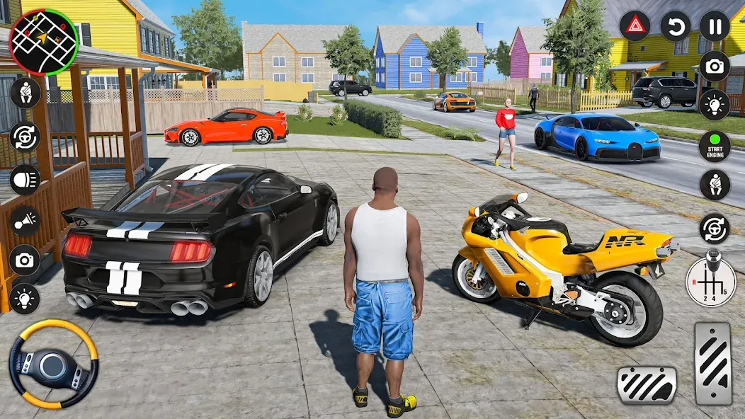 City Car Simulator & Car City [МОД: Деньги, Монеты и Меню MOD] Screenshot 3
