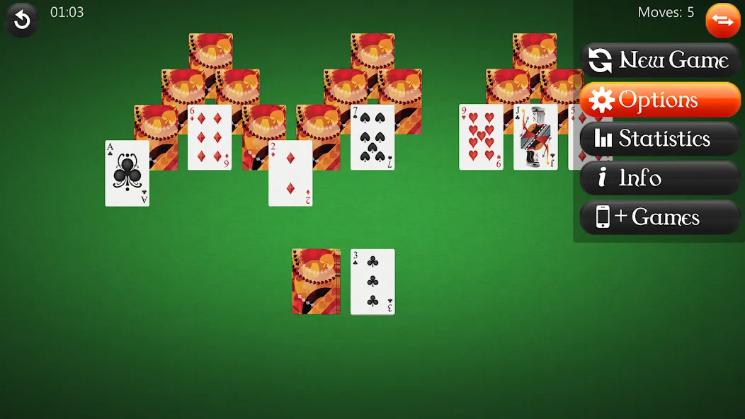 TriPeaks Solitaire (ТриПикс Пасьянс) [МОД: Бесконечные деньги, Монеты и Мега MOD] Screenshot 3