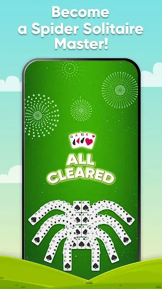 Spider Solitaire (Спайдер Солитер) [МОД: Все открыто, Дополнительные деньги и Меню MOD] Screenshot 5