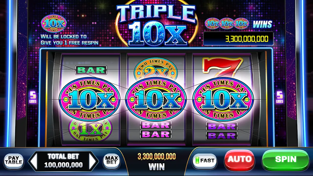 Play Las Vegas - Casino Slots (Плей Лас Вегас) [МОД: Много монет, Открытые уровни и Мега MOD] Screenshot 3