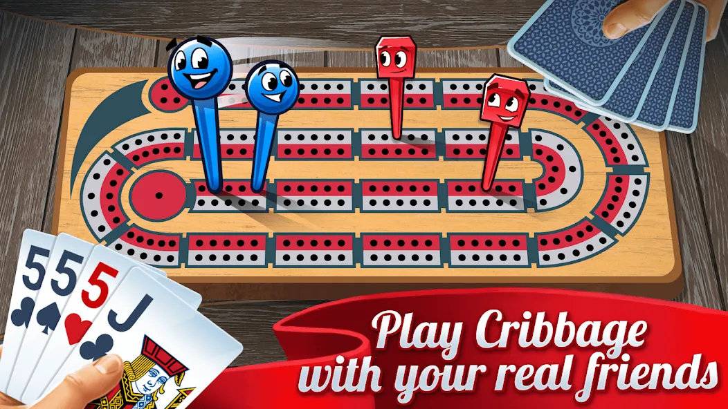 Ultimate Cribbage: Card Board (Ультимат Криббедж) [МОД: Много денег, Монет и Все открыто] Screenshot 1