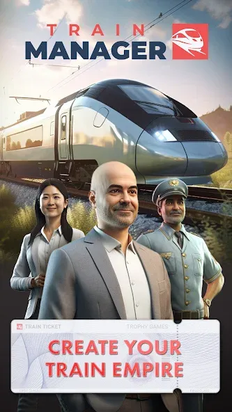 Train Manager - 2024 (Трейн Менеджер) [МОД: Меню, Бесконечные монеты и Открытые уровни] Screenshot 1
