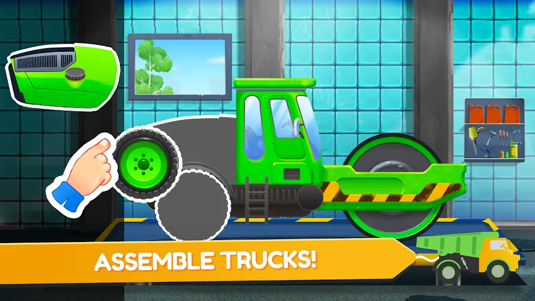 Build a House: Building Trucks [МОД: Много денег, Монет и Все открыто] Screenshot 3